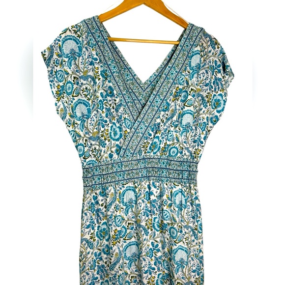 NEW Rachel Zoe Linen Blend Summer Maxi Dress Size Medium - Picture 5 of 7